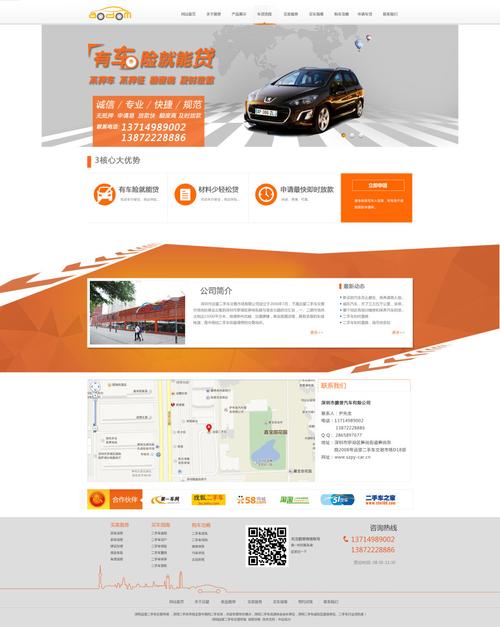车贷网页设计